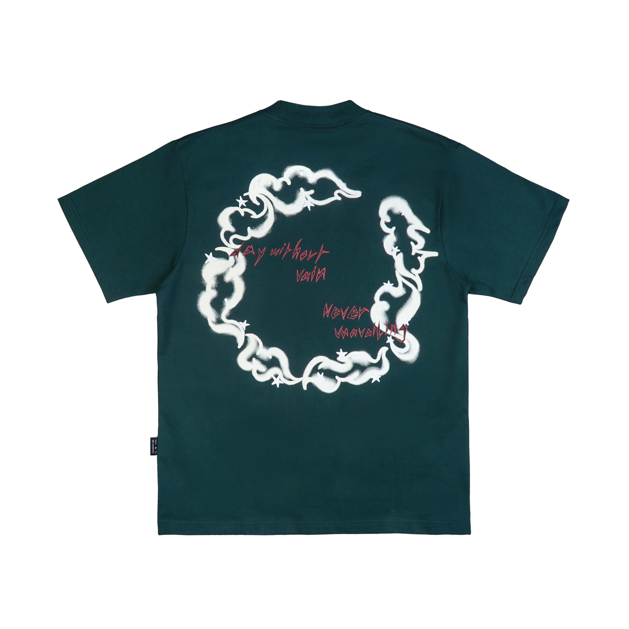 Tshirt Chambredelavain - Facial Green