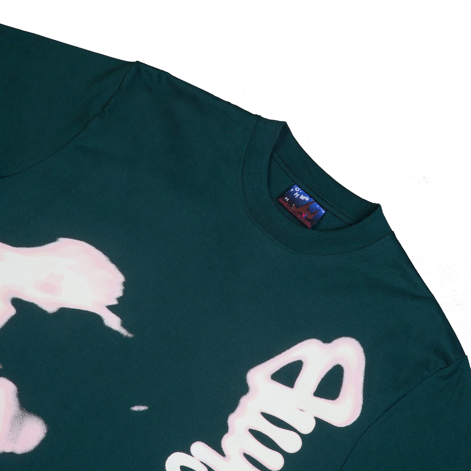 Tshirt Chambredelavain - Facial Green