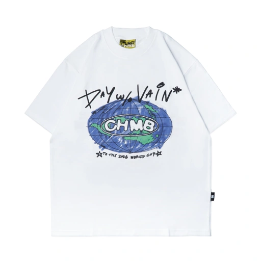 Image of Tshirt Chambredelavain - Worldflag White