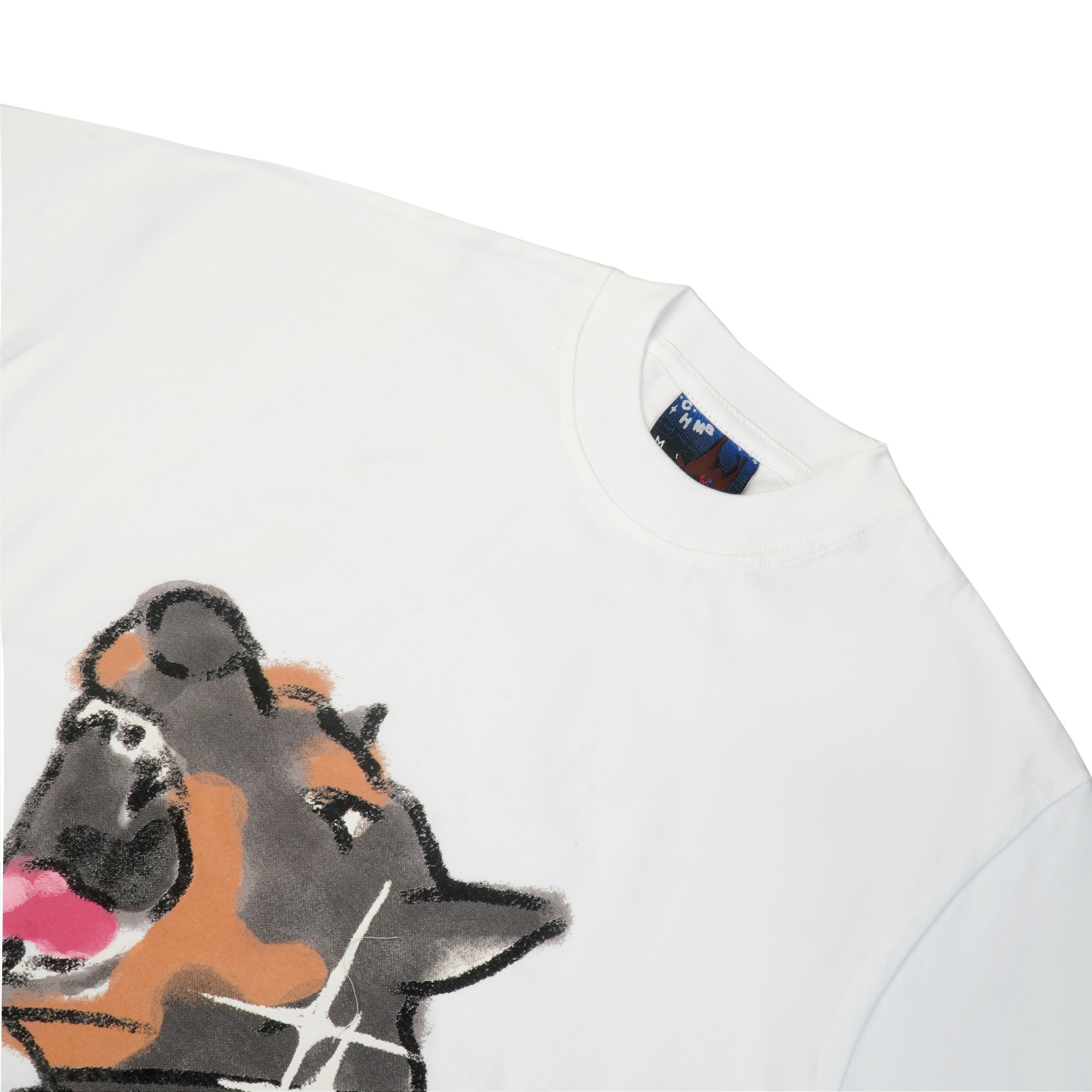 Tshirt Chambredelavain - Doberman White