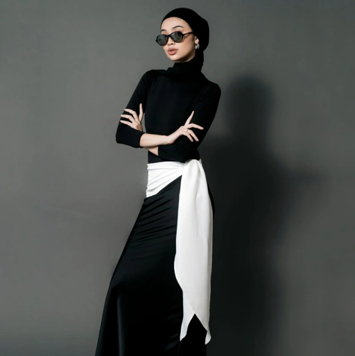 Image of Monoxroom - Seira Silk Skirt