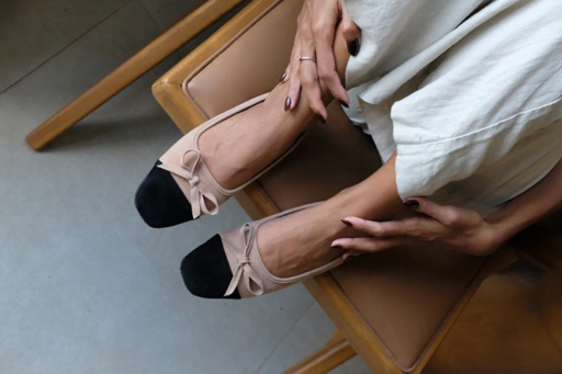 Image of Raitalexander - Soft Noir Cappucino Flats