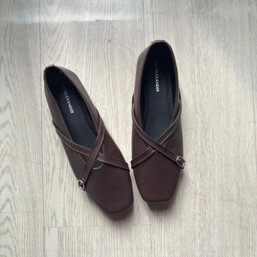 Image of Raitalexander - Grace in Espresso Flatshoes