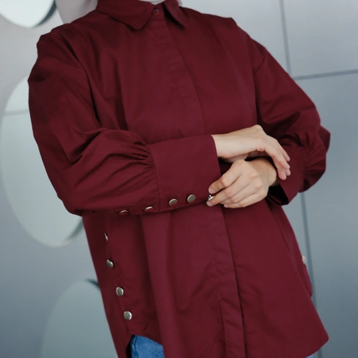 Image of Gold Button Top
