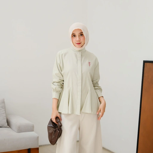 Image of Rossey Peplum Top