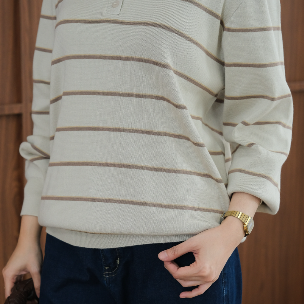 Polo Stripe Knit