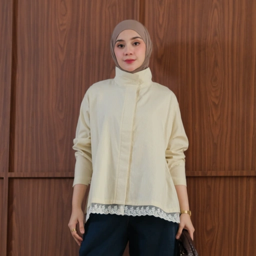 Image of Odeca | Ergie Top | Lace Shirt | Atasan Wanita