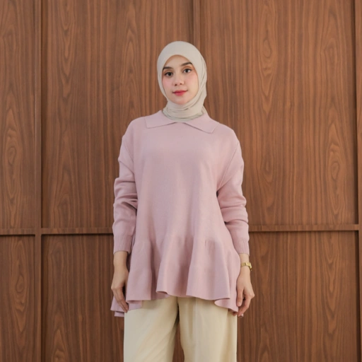 Image of Peplum Knit