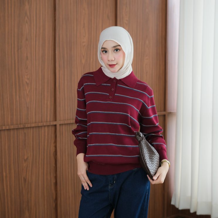 Polo Stripe Knit