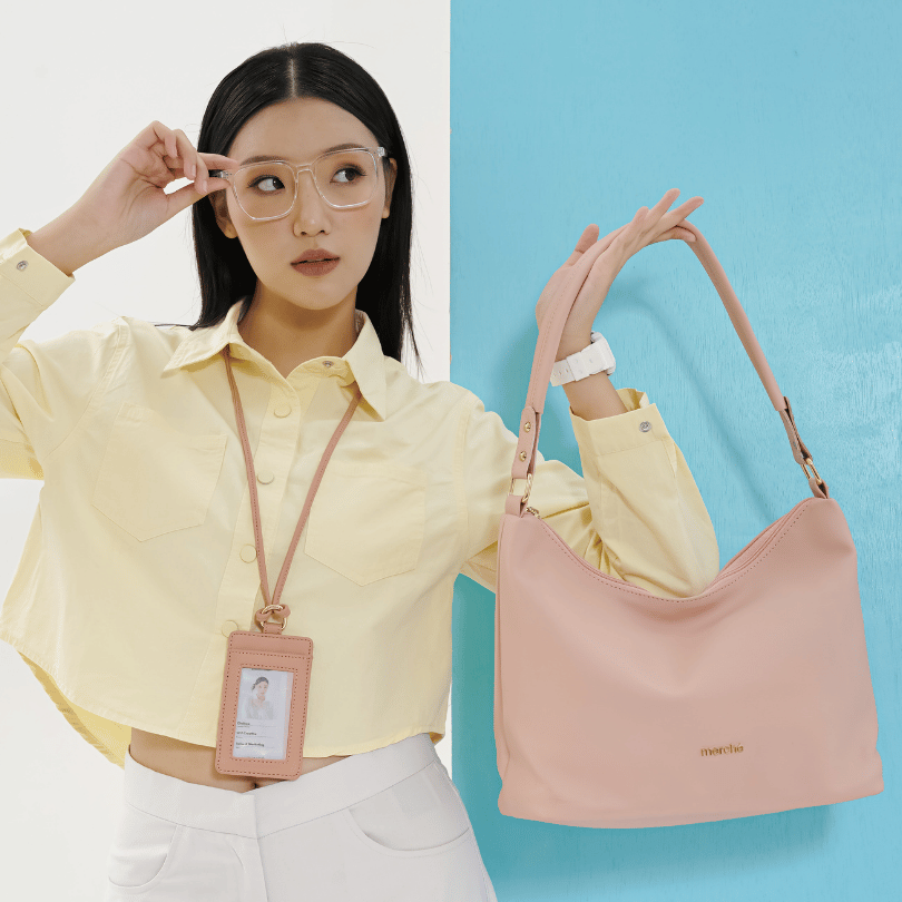 Bundling Hobo Totebag + Neony Bag Charm merché