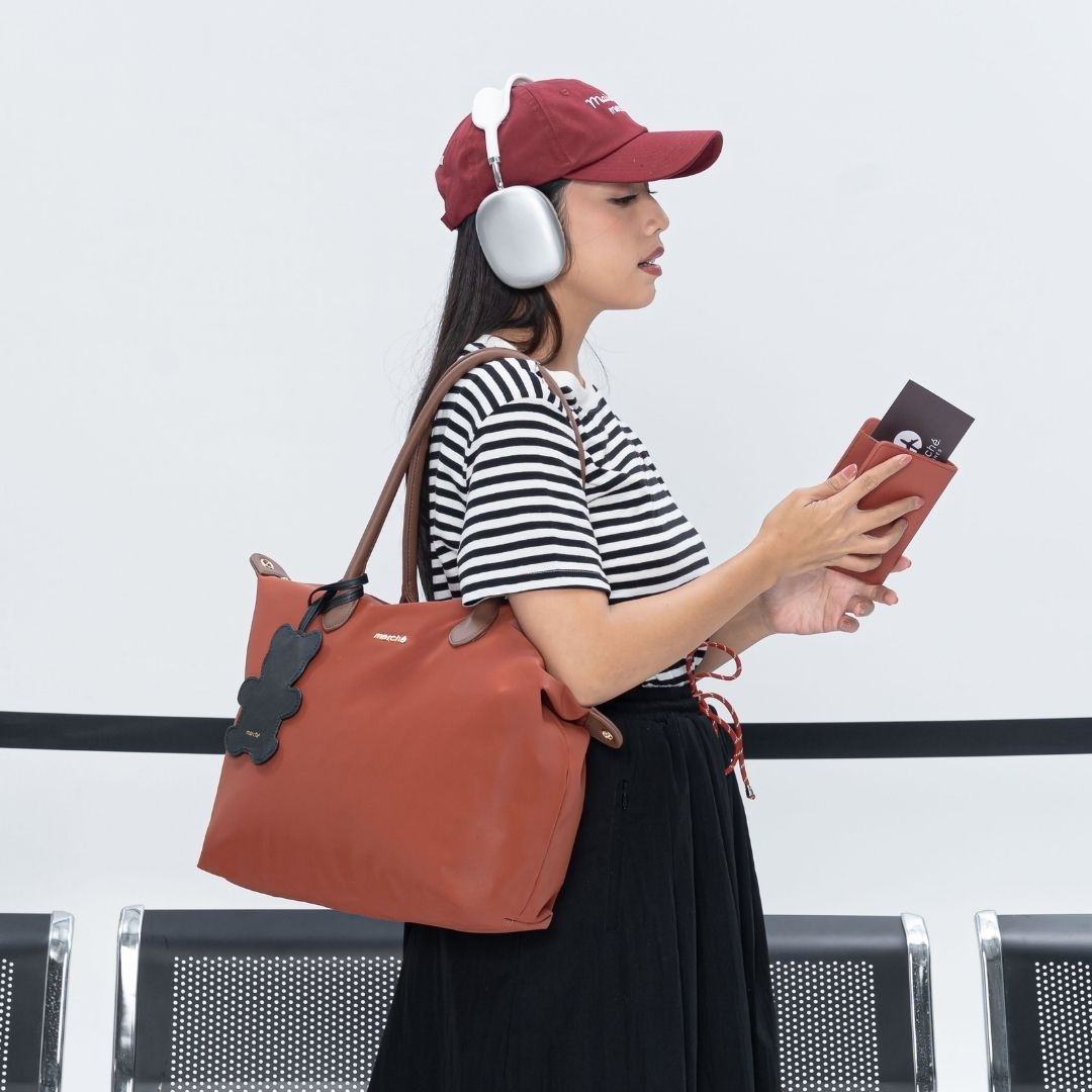 Alice Large Tote Bag Brown Label merché