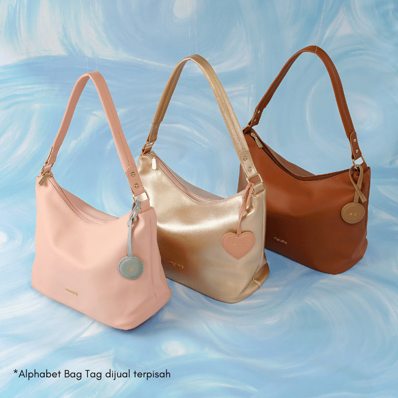 Bundling Hobo Totebag + Neony Bag Charm merché