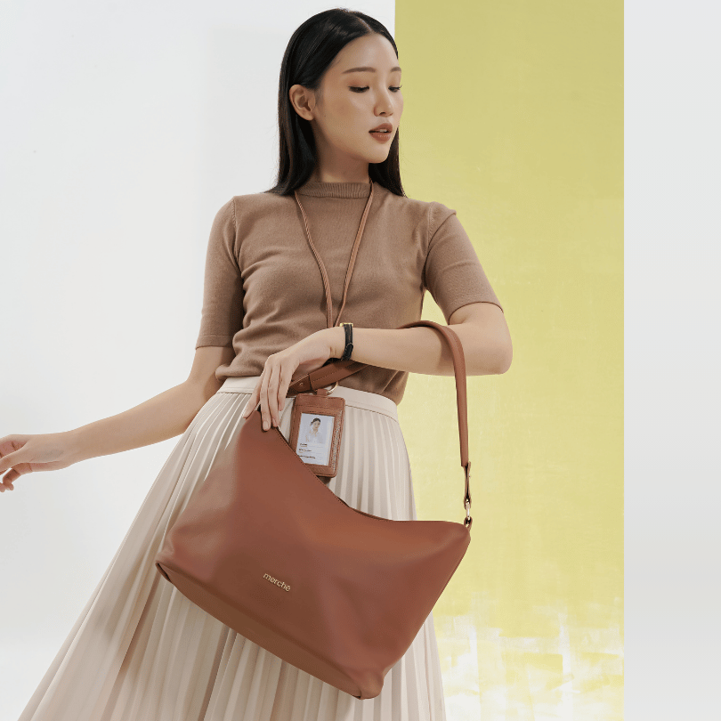 Bundling Hobo Totebag + Neony Bag Charm merché