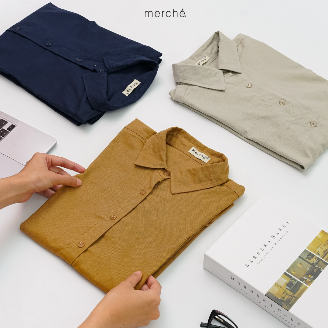 Cotton Linen Shirt merché
