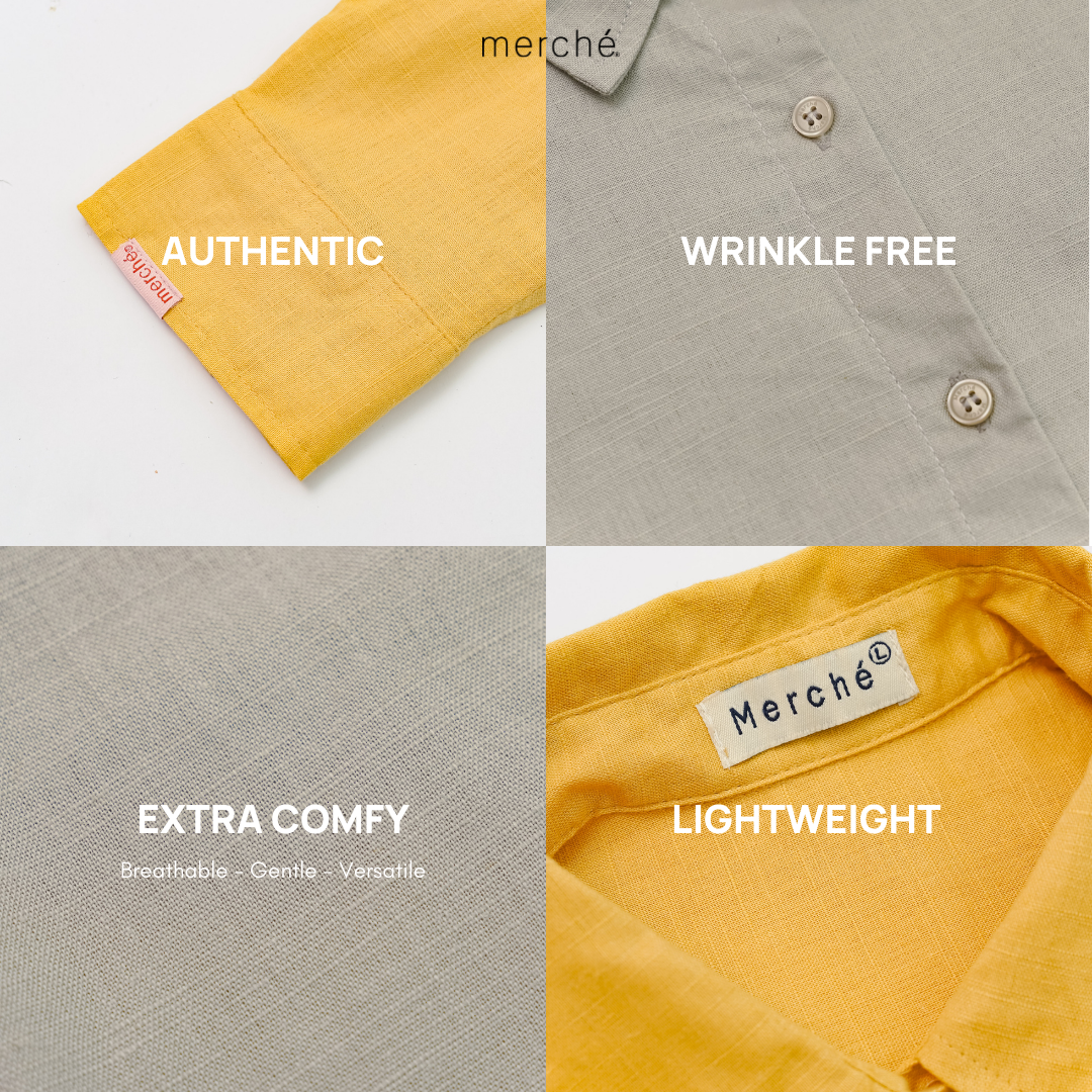 Cotton Linen Shirt merché