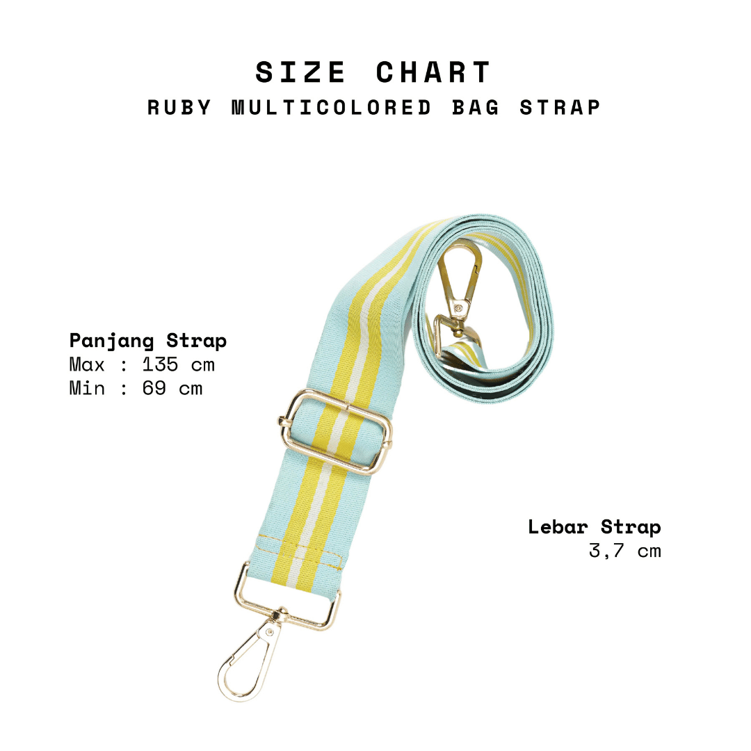 Ruby Multicolor Bag Strap merché