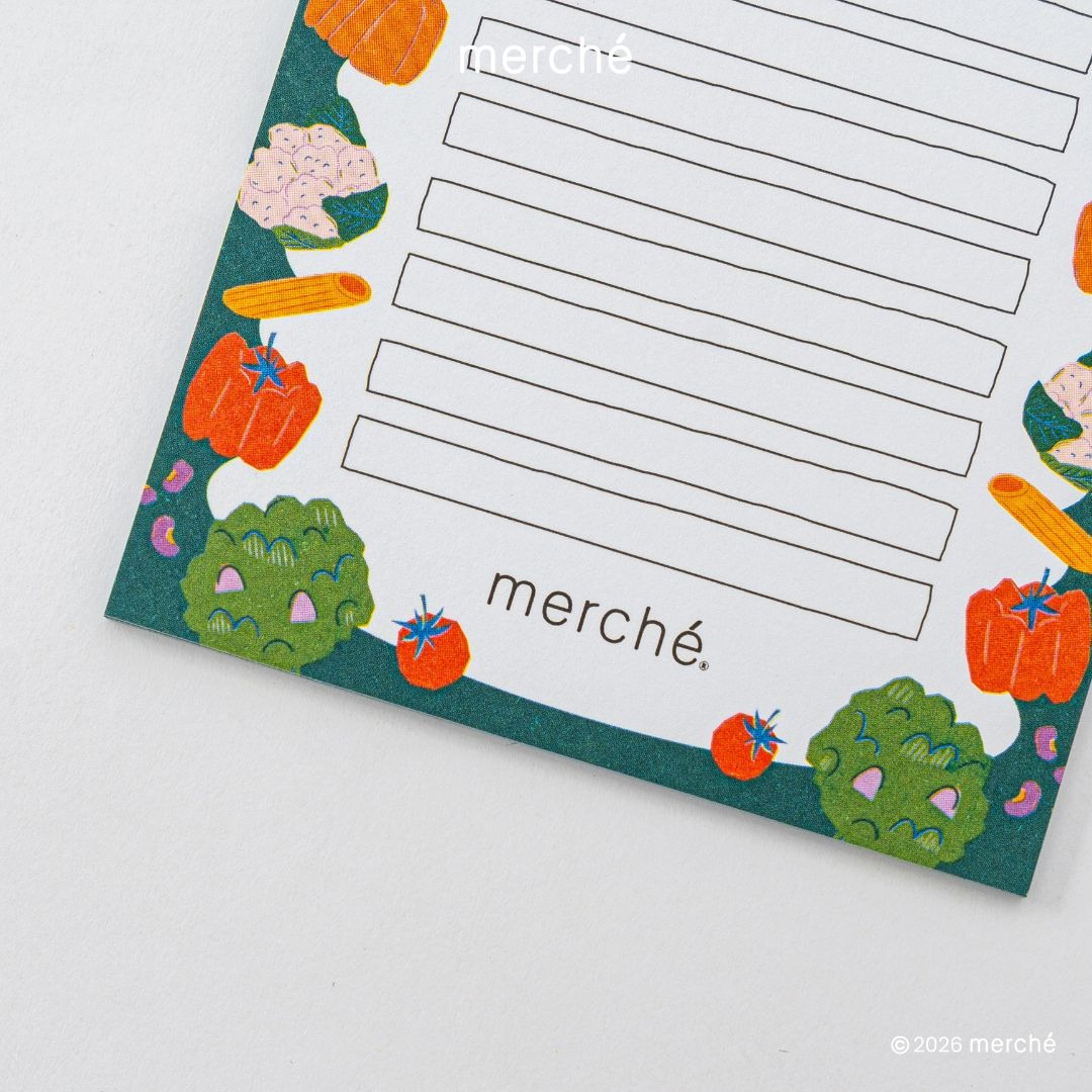 [NOT FOR SALE] Fresh Market -  Free Gift  Memopad Market Grocery List merché