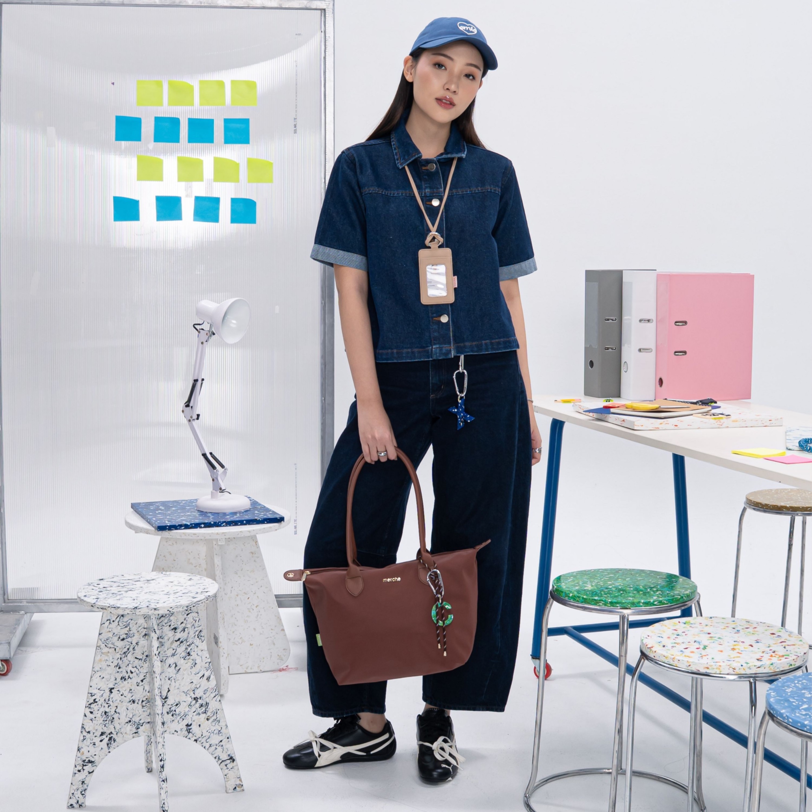 Alice Medium Totebag Green Label merché