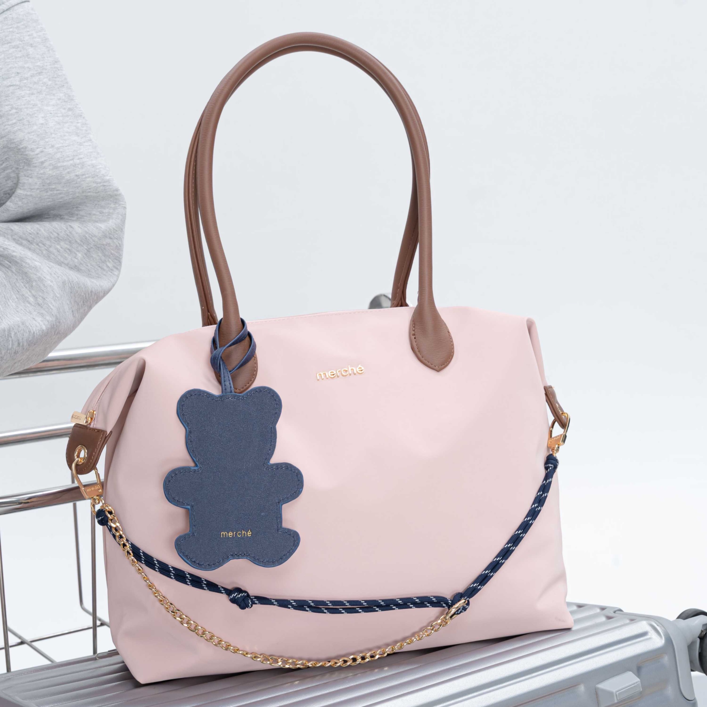 Alice Large Tote Bag Brown Label merché