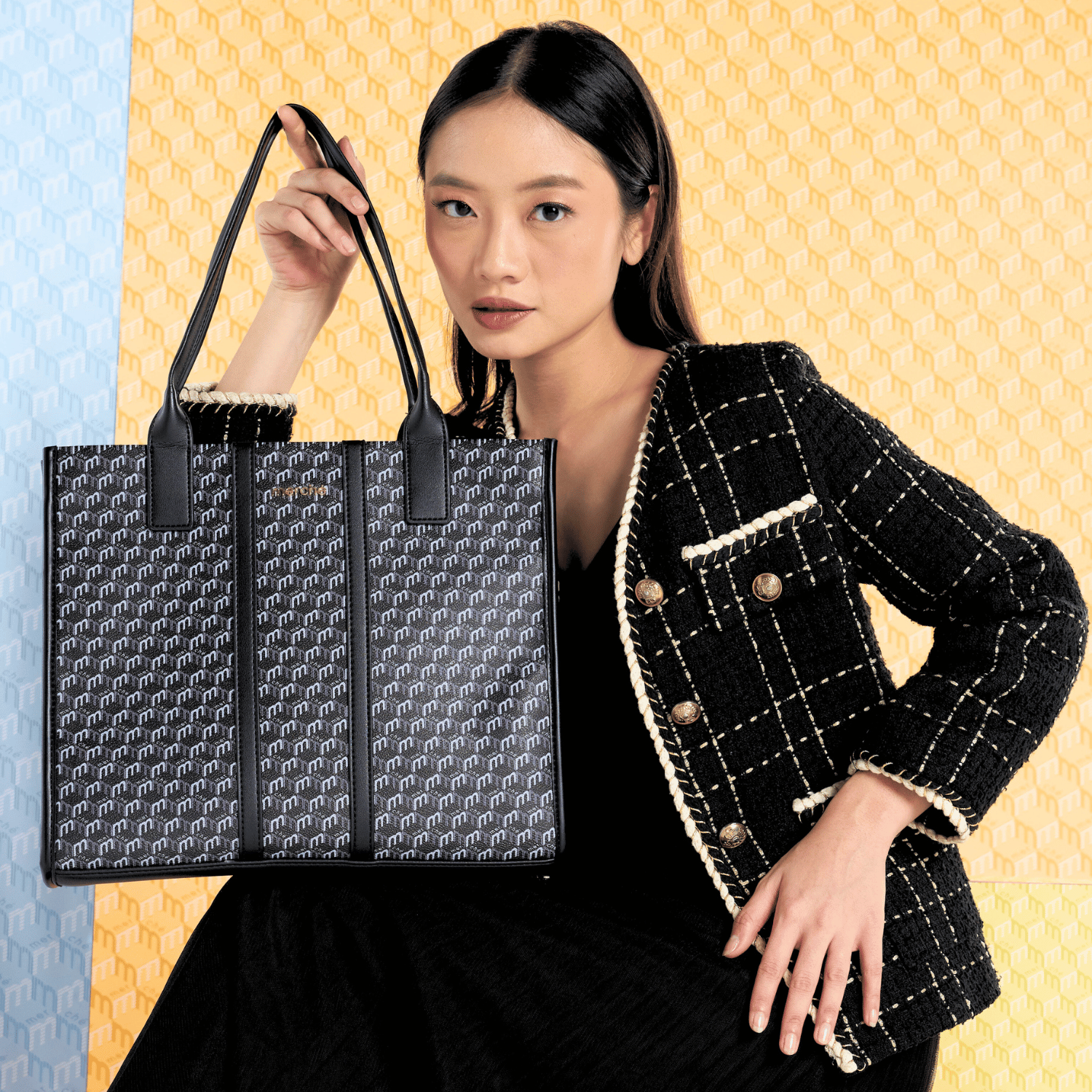 Bundling Vaughn Monogram Totebag + Gloria Outer merché