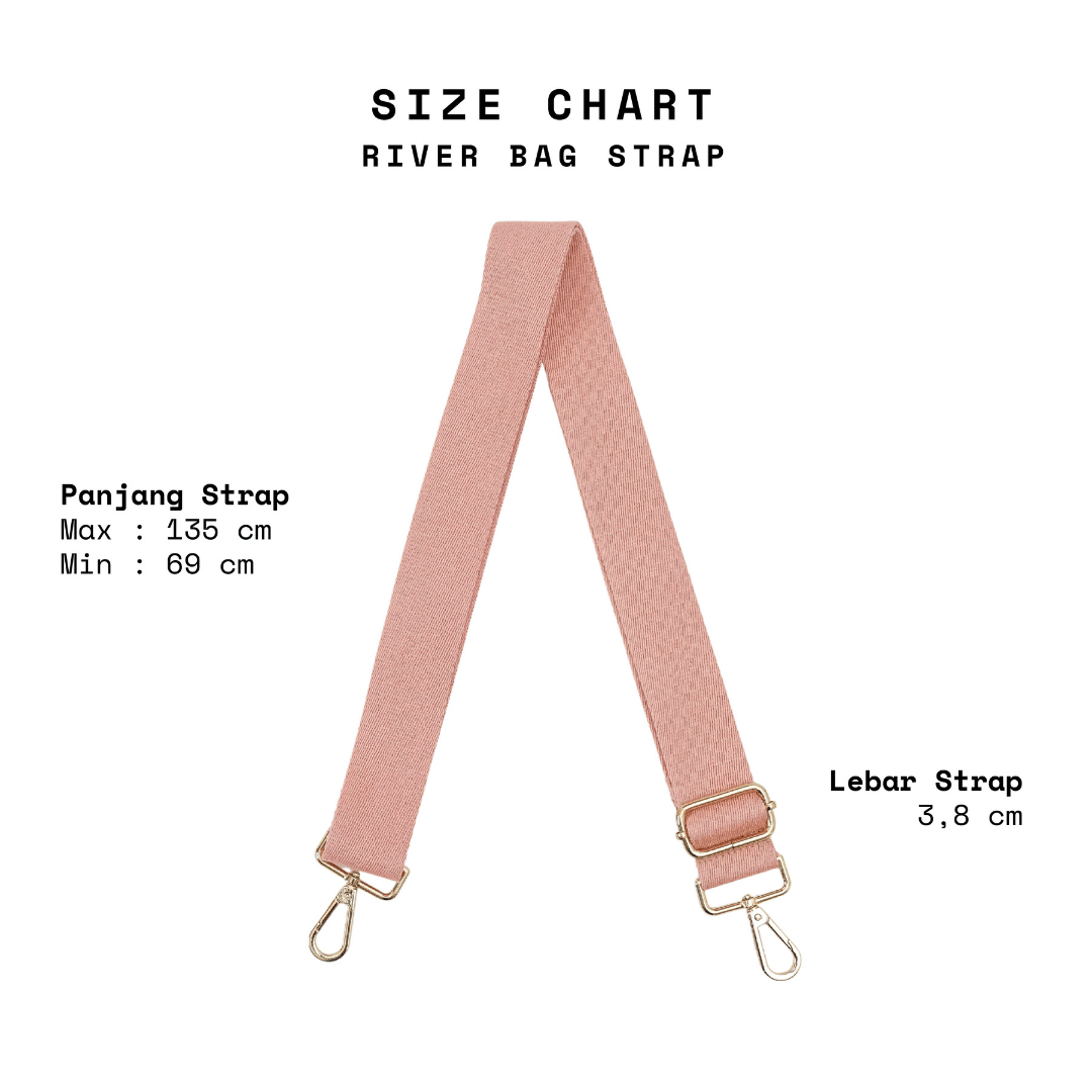 River Solid Bag Strap merché