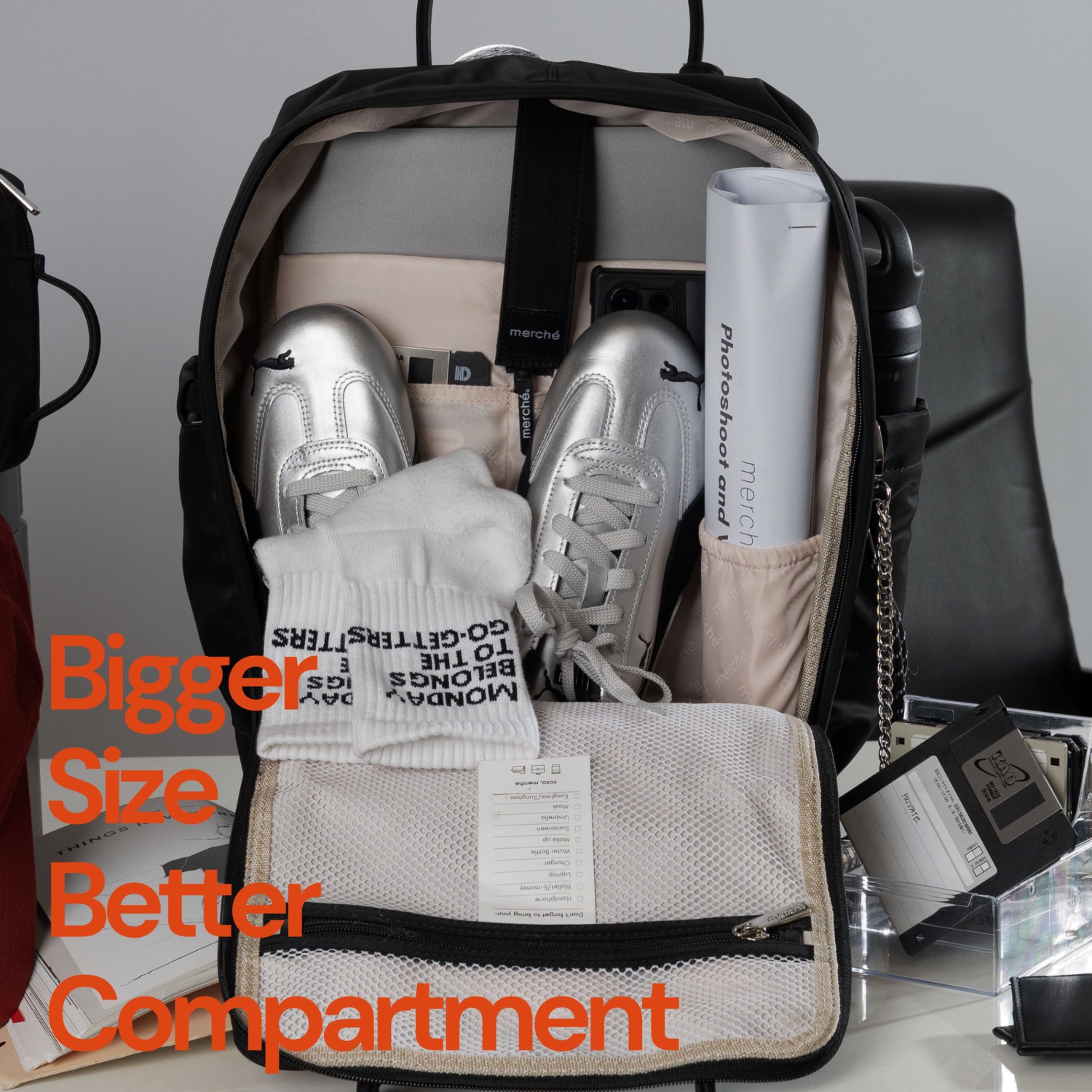 Bree Backpack Maxi Black Label merché