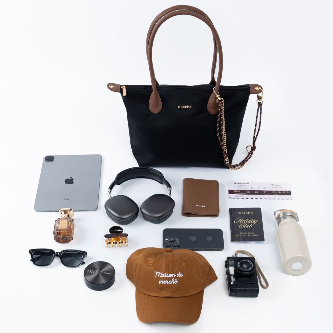 Alice Medium Totebag Brown Label merché