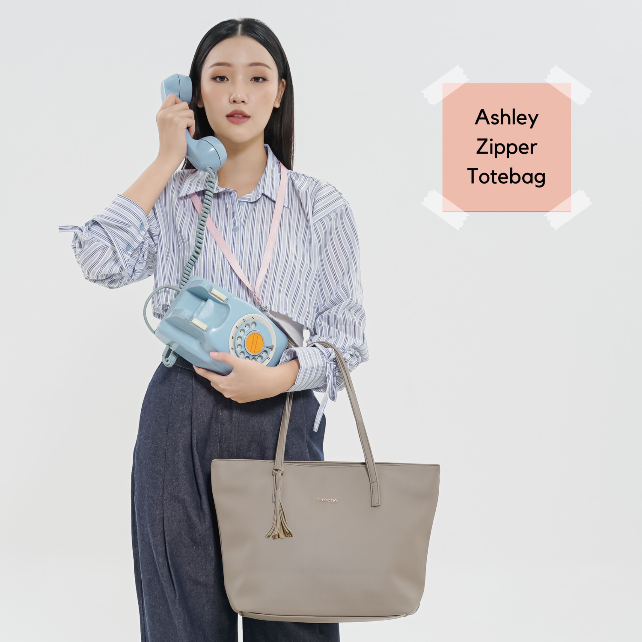 Ashley Zipper Totebag merché