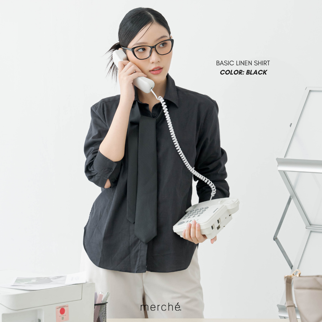 Cotton Linen Shirt merché