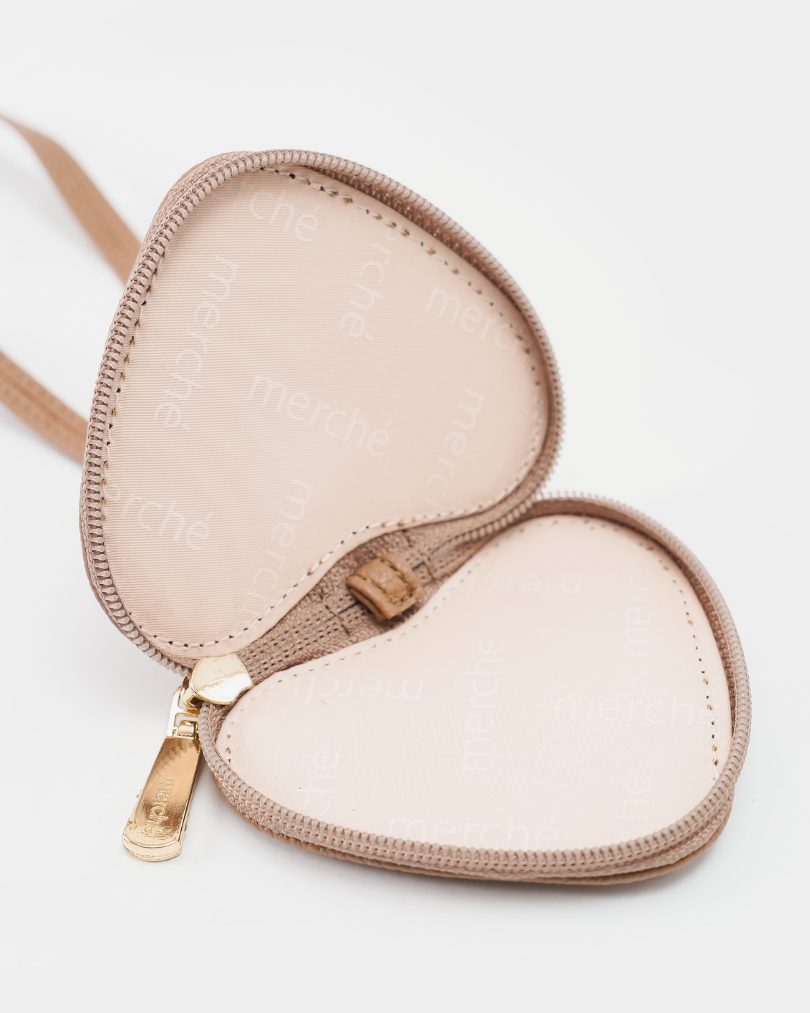 Zora Pouch Charm Leather merché