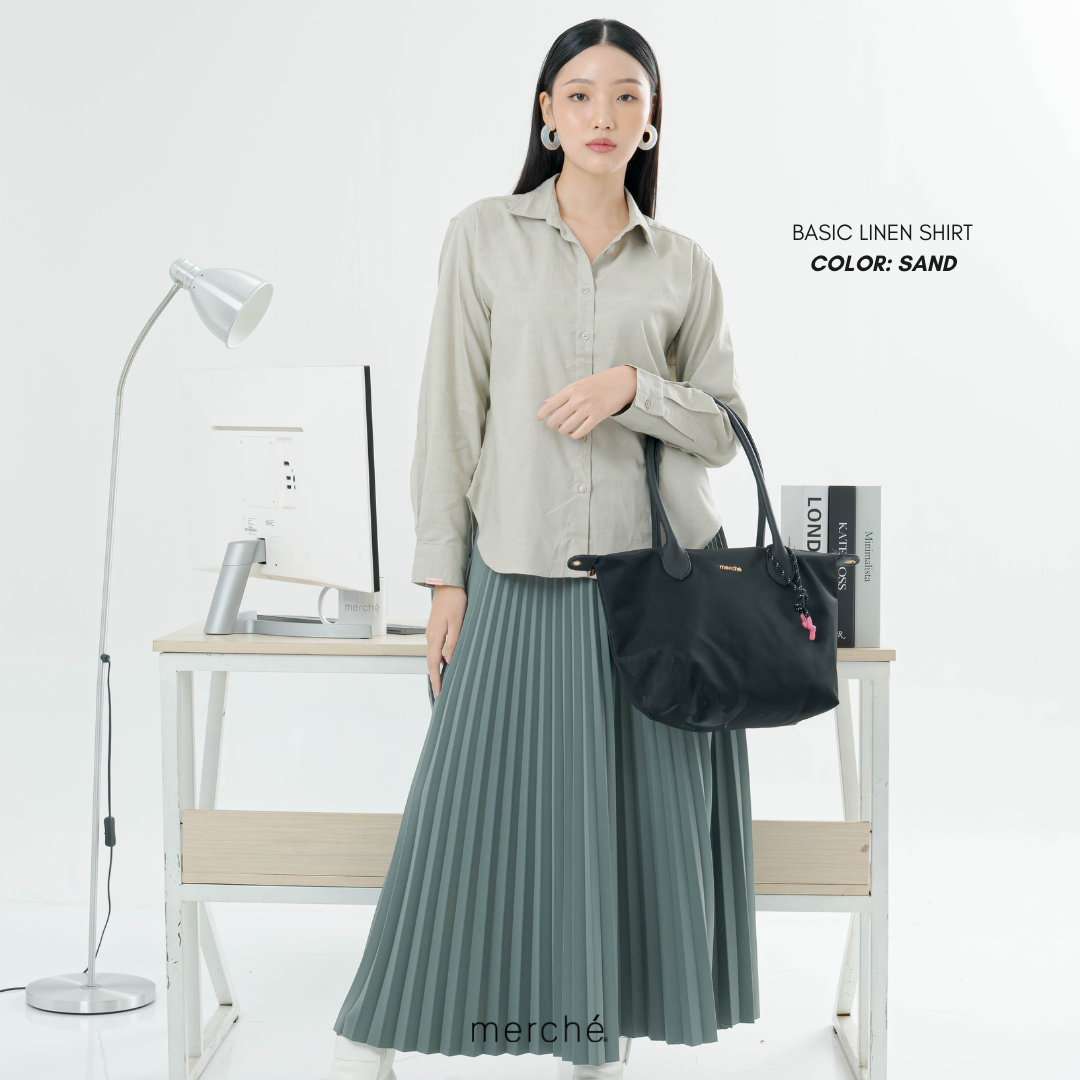 Cotton Linen Shirt merché