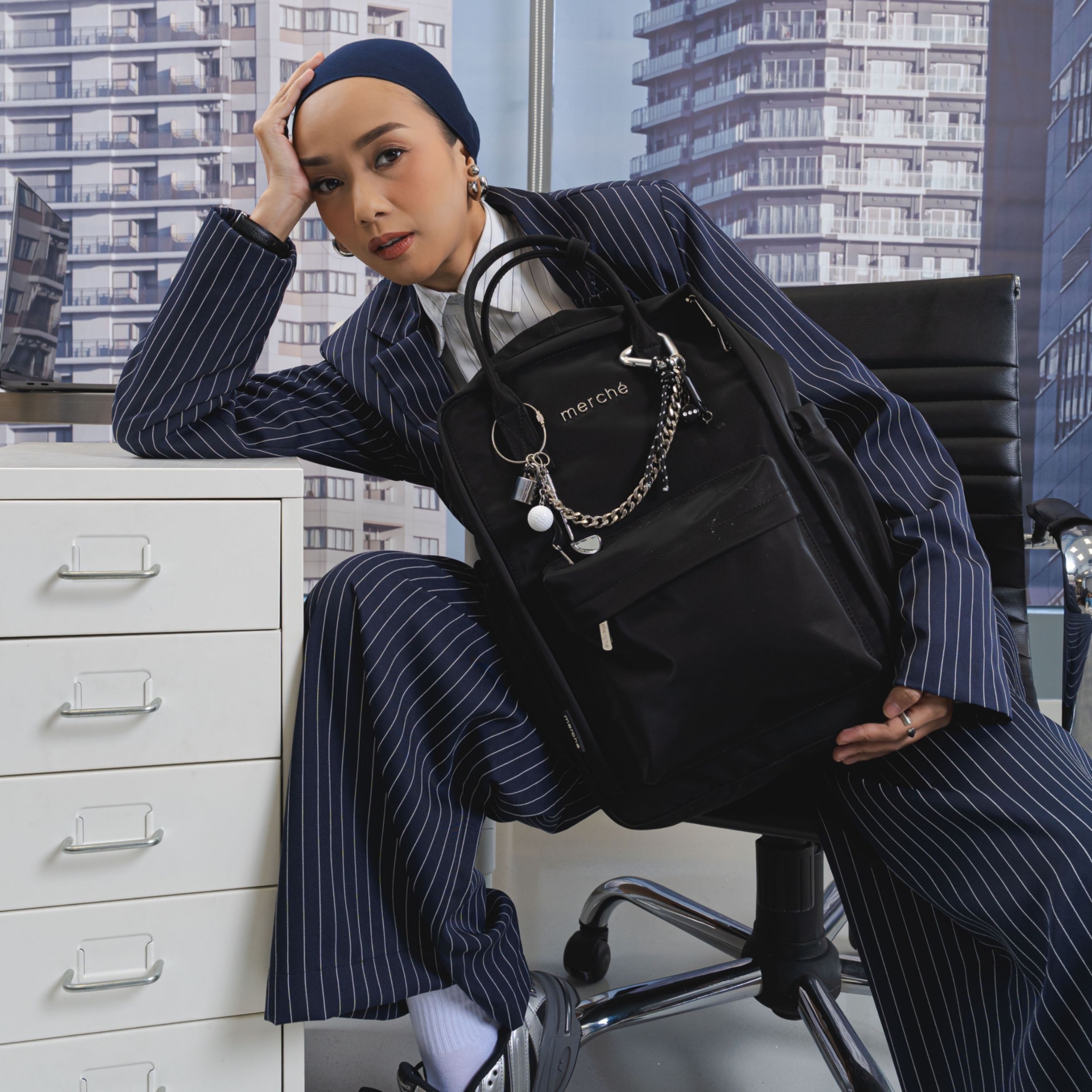 Bree Backpack Maxi Black Label merché