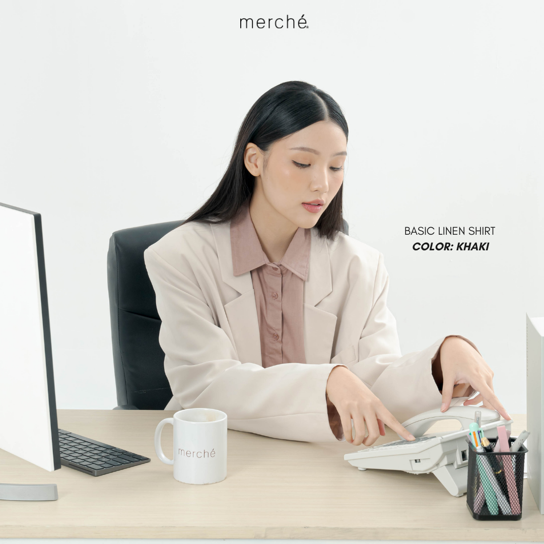 Cotton Linen Shirt merché