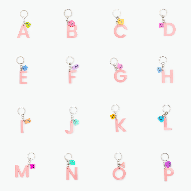Alphabet Keyring merché