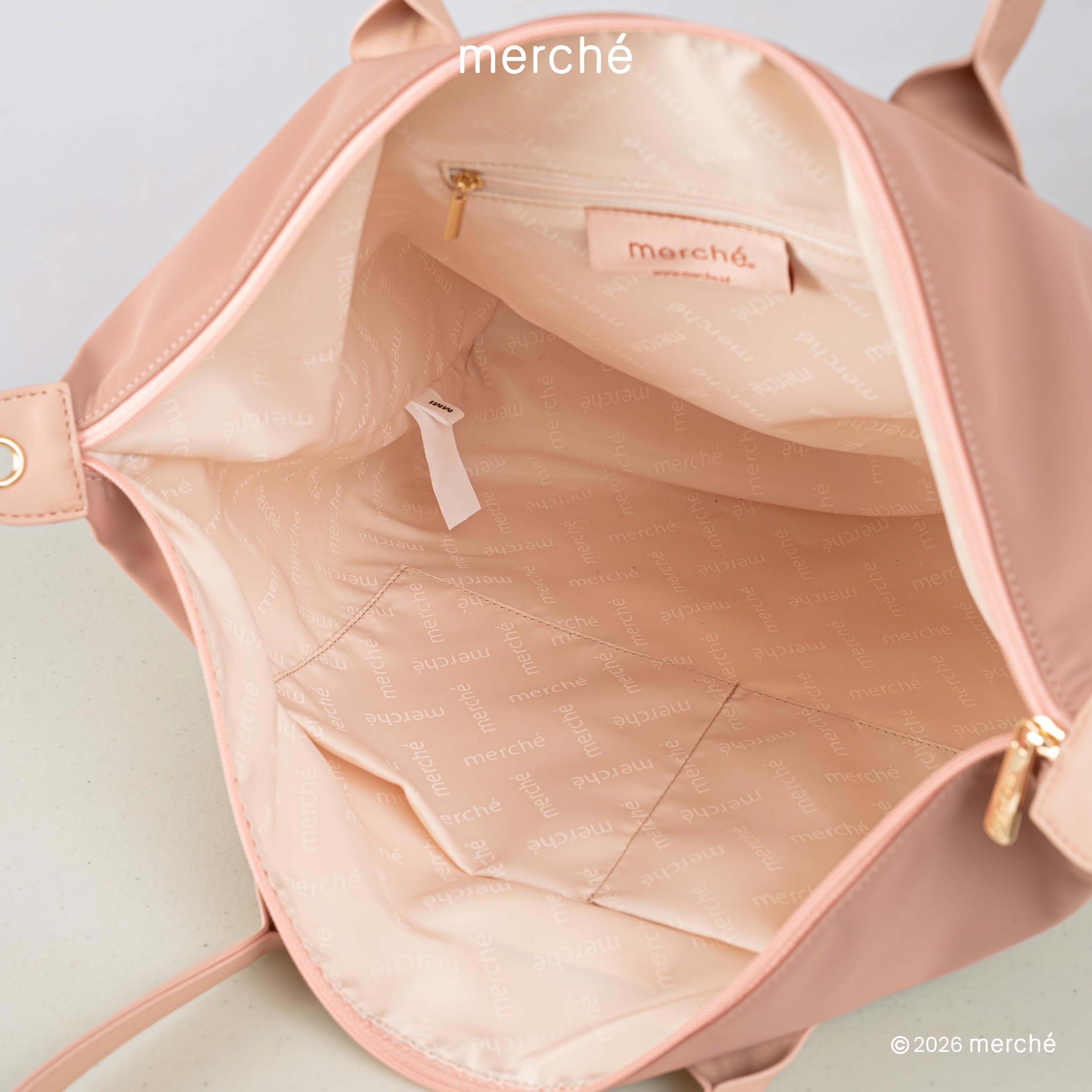 Alice Large Totebag green label merché