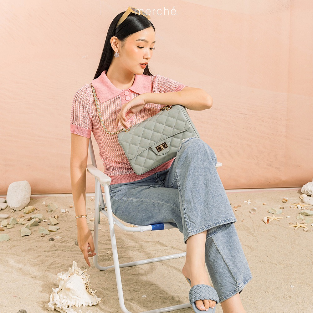 Clair Rectangle Flap Bag merché