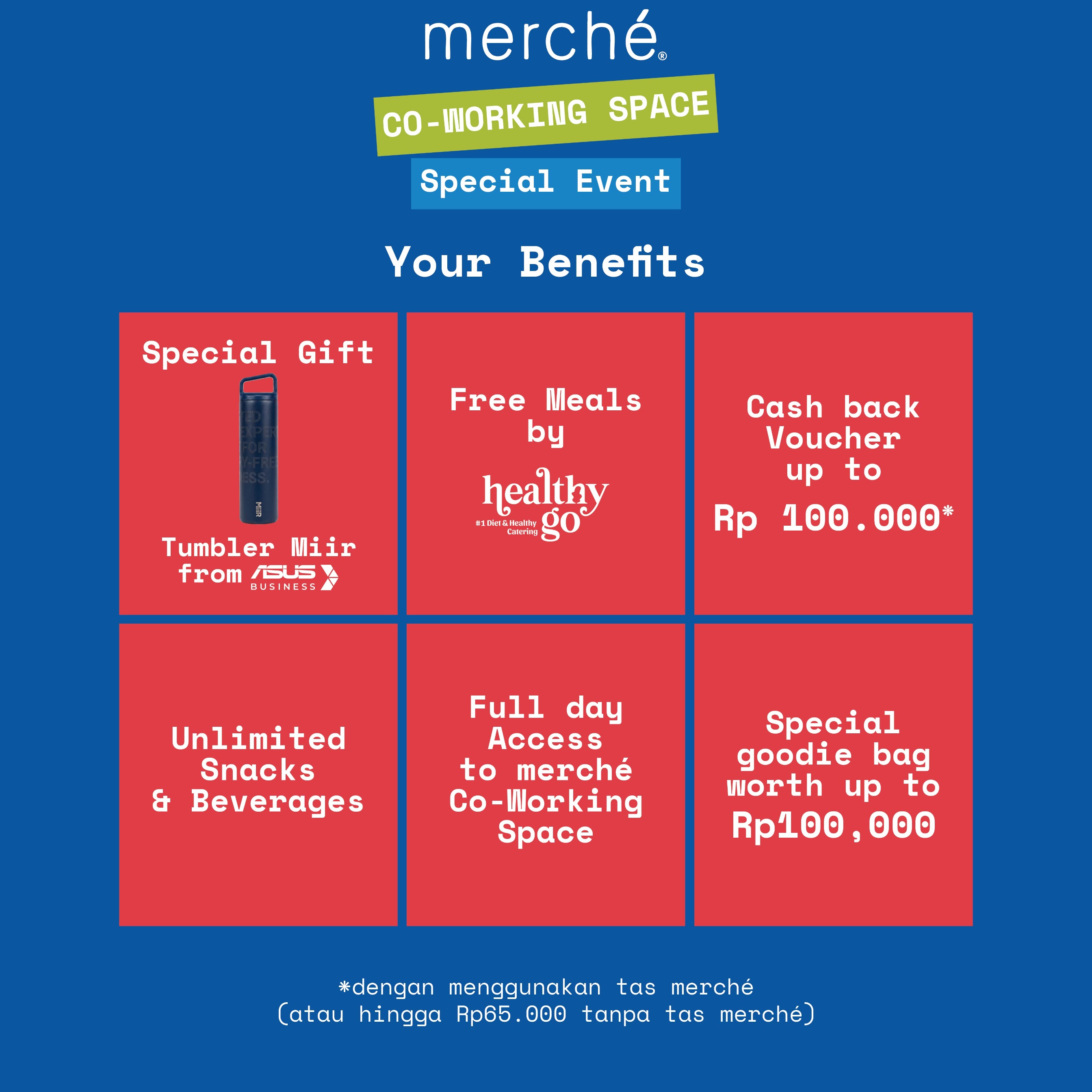 merché Networking Day for Professional & Business Owner (09.00 - 17.00 WIB) Thursday, 6 August 2026
