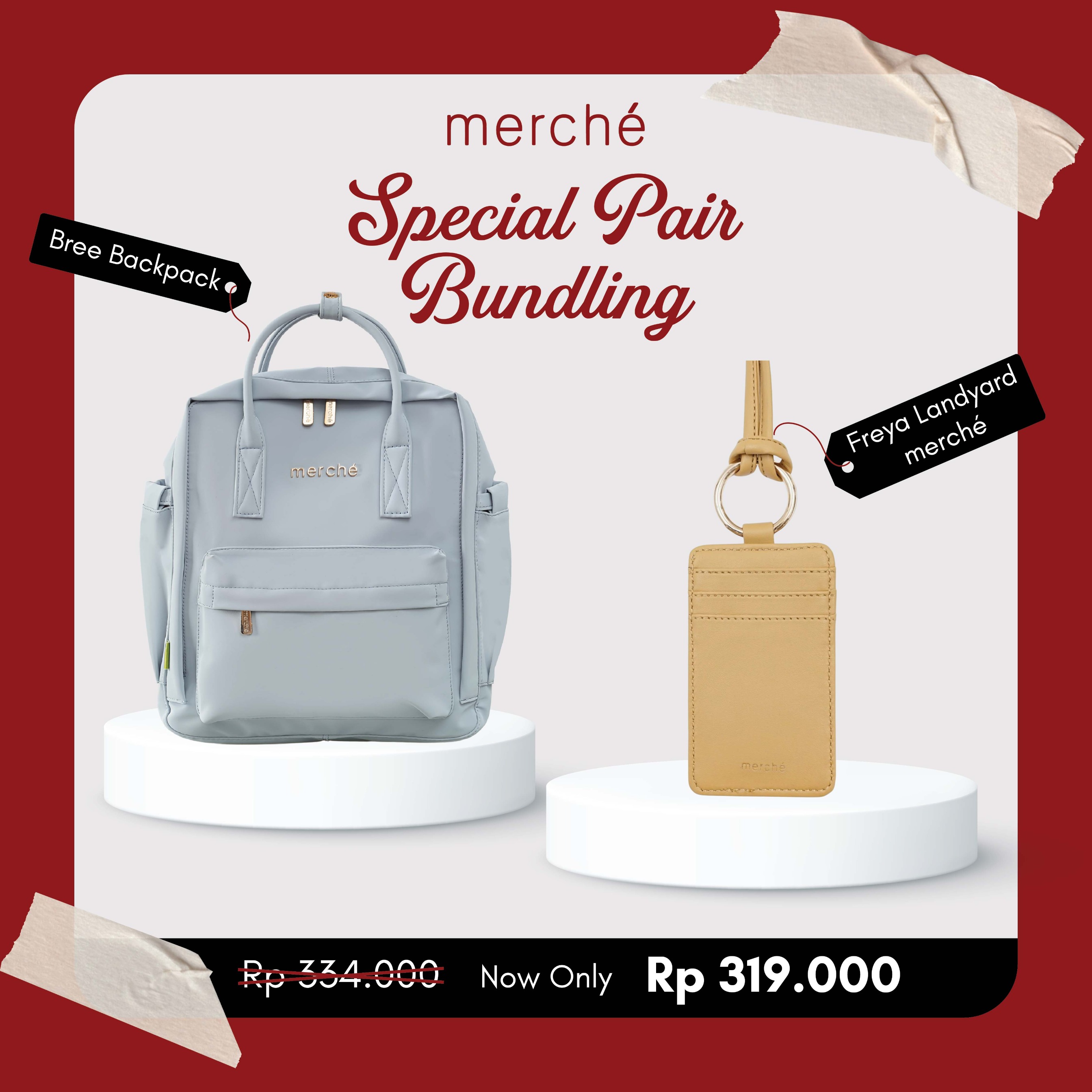 Bundling Bree Backpack + Freya Lanyard merché