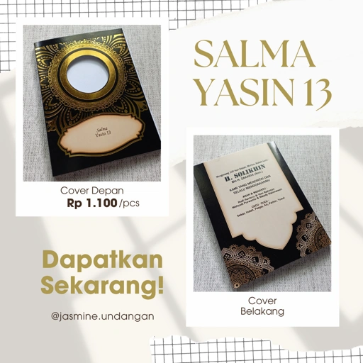 COVER YASIN SALMA 13 | JENIS IVORY HARGA MURAH