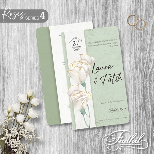 BLANGKO UNDANGAN PERNIKAHAN FADHIL ROSES 4