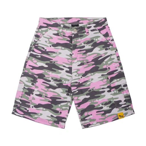 CARGO SHORTS CAMO - PINK