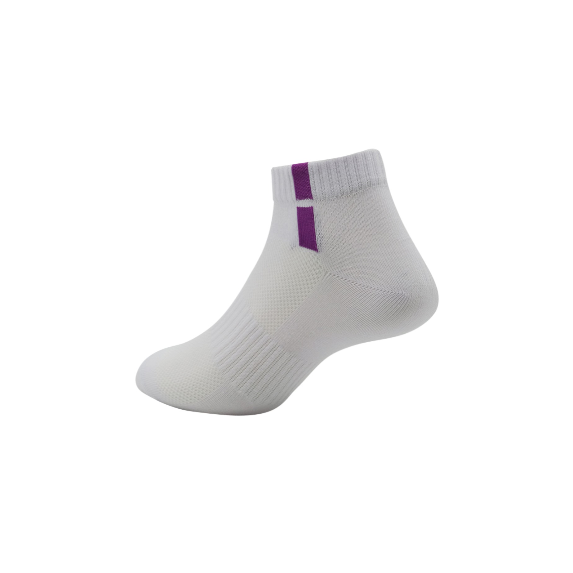 Stripe One Socks Ankle White/Purple