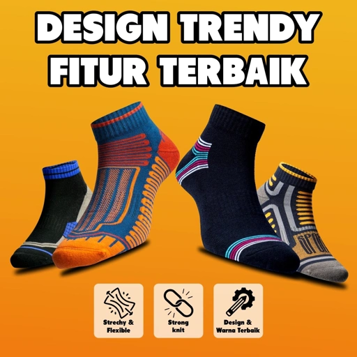 Image of Kaos kaki Olahraga Tebal - Katun Spandex