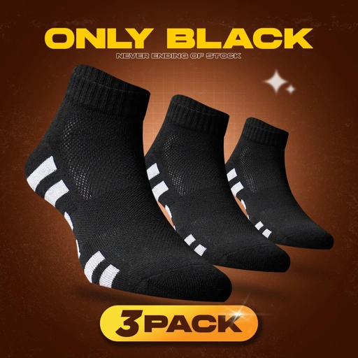 Image of Bundle 3 Kaos kaki Pria dan Wanita - Tebal 