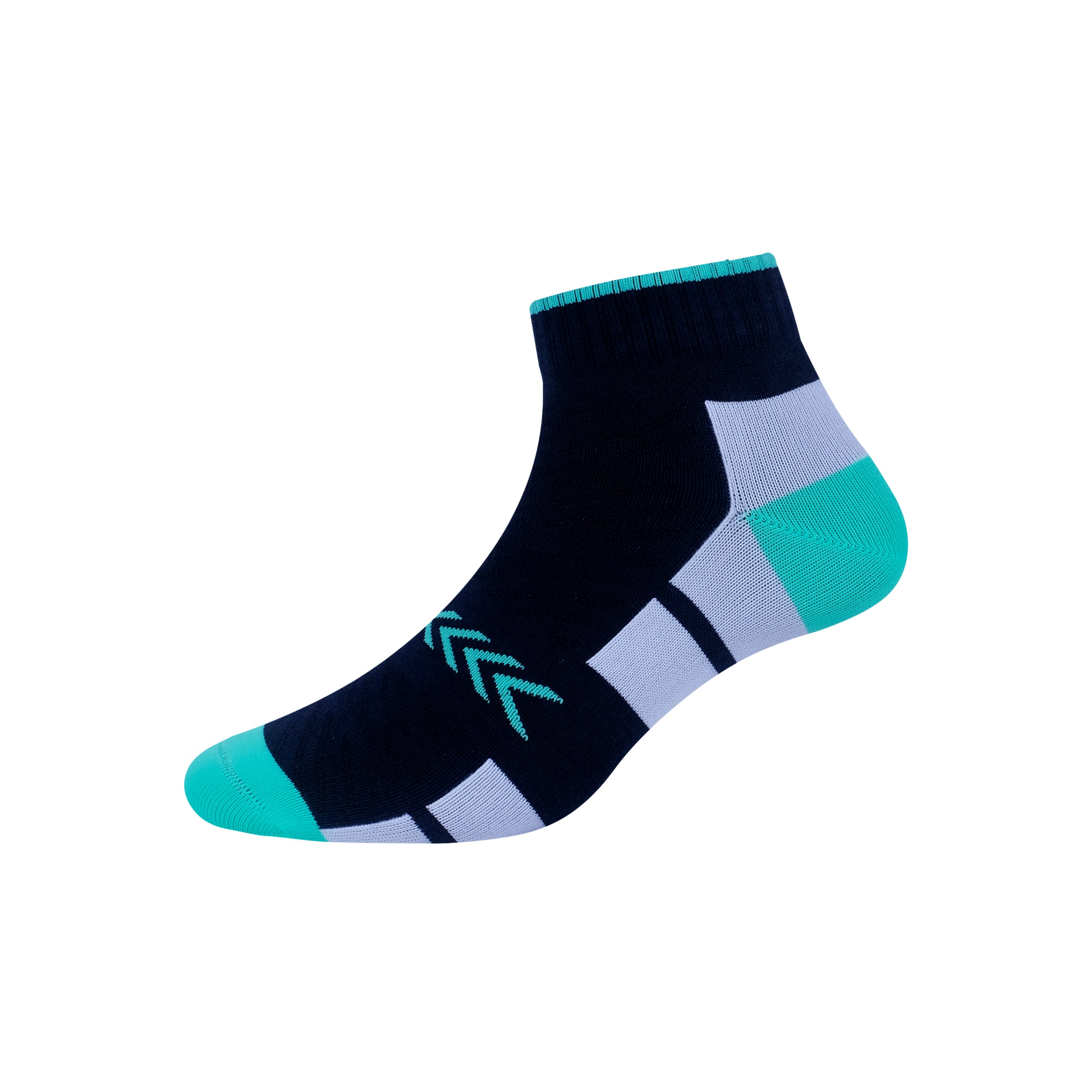 Sprinter & Emperor Ankle Socks White/Blue