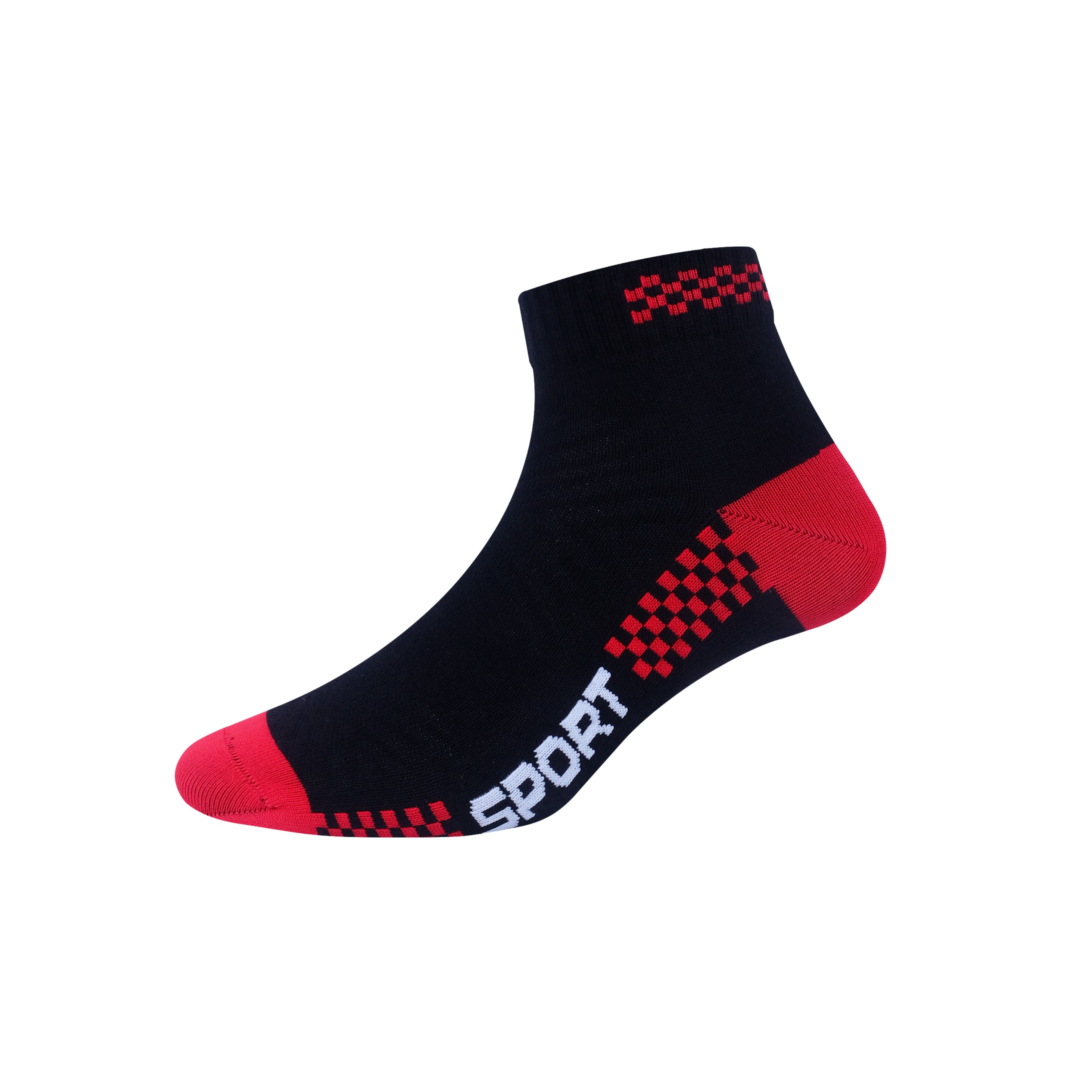 Sprinter & Emperor Ankle Socks White/Orange