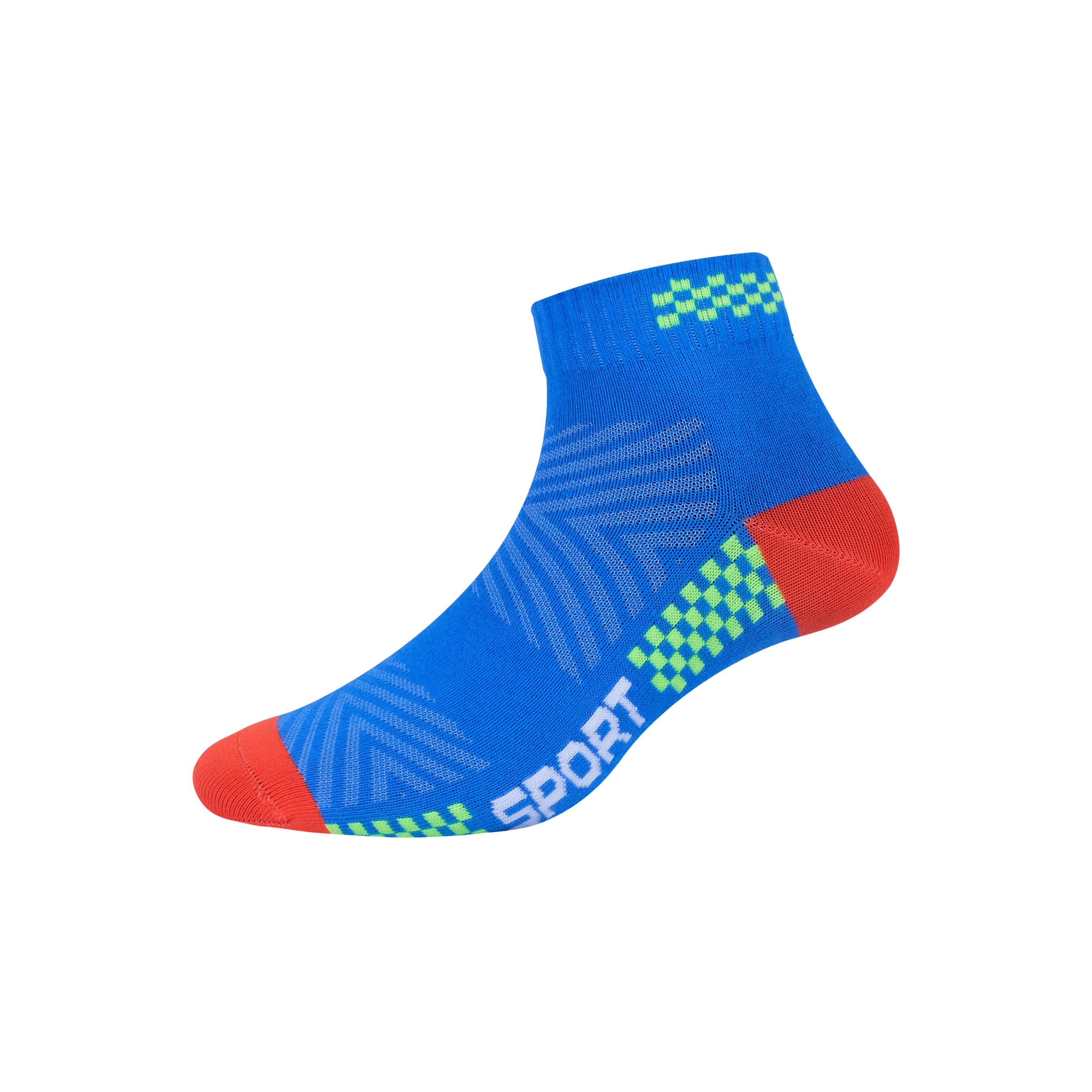 Sprinter & Emperor Ankle Socks White/Blue