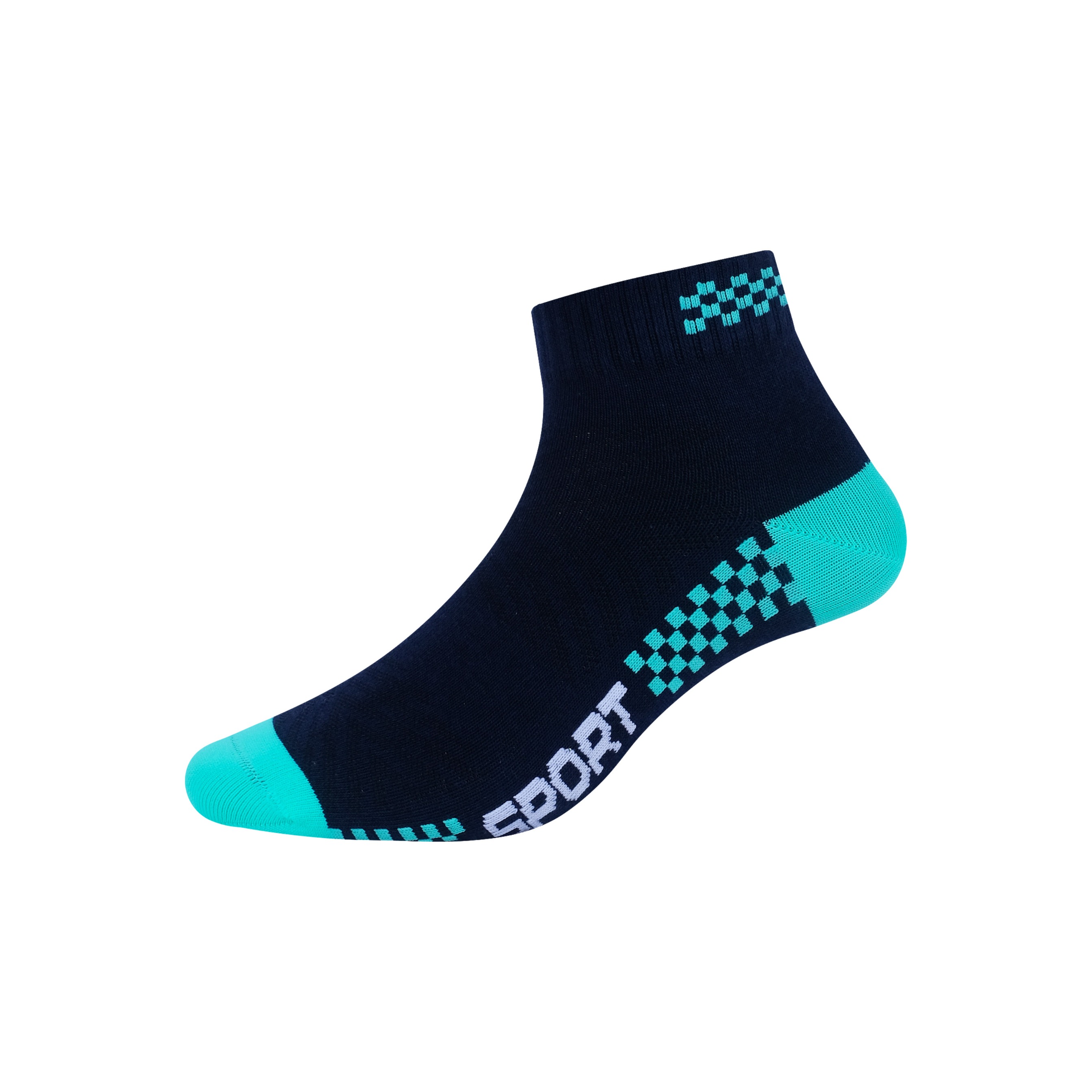 Sprinter & Emperor Ankle Socks White/Orange