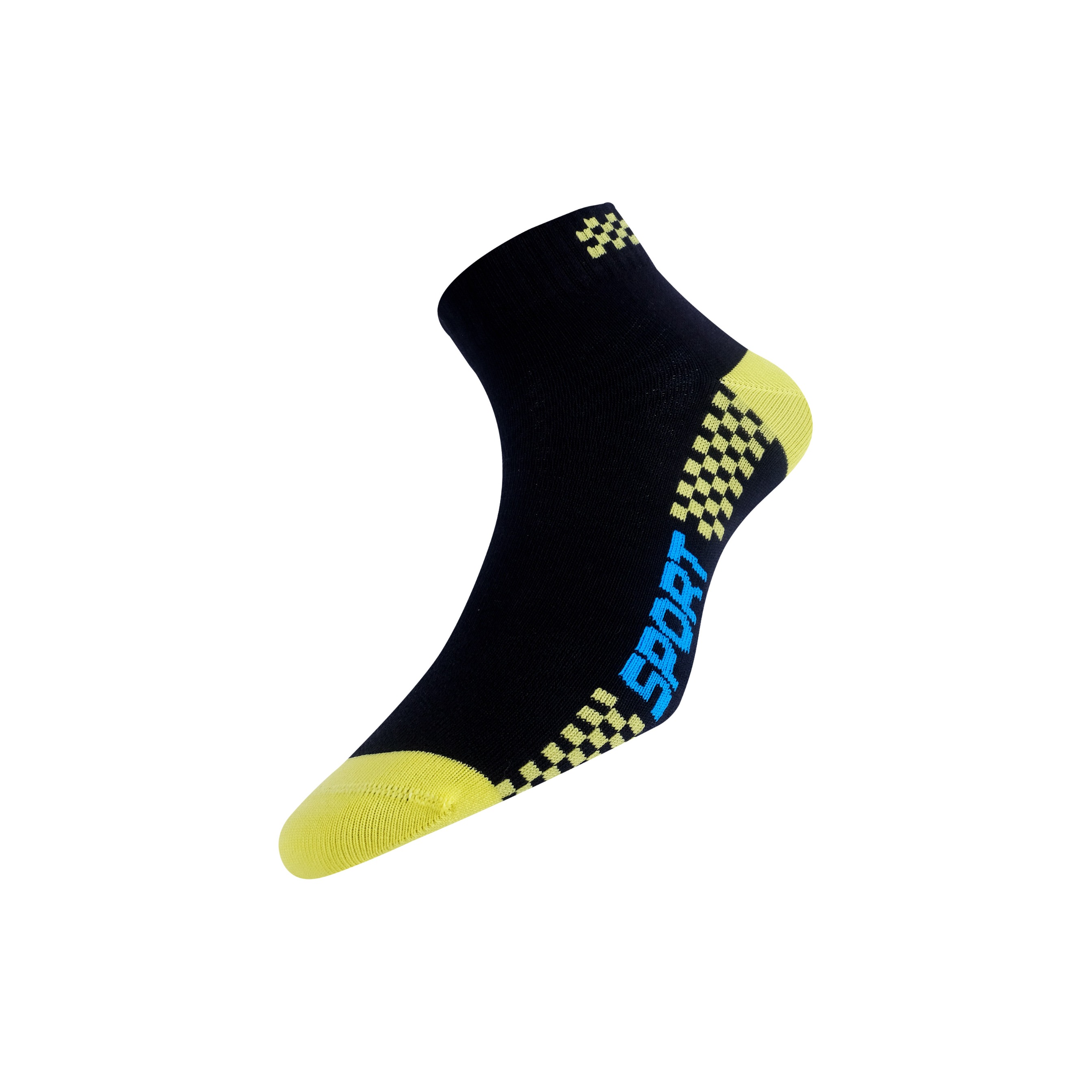 Sprinter & Emperor Ankle Socks White/Orange