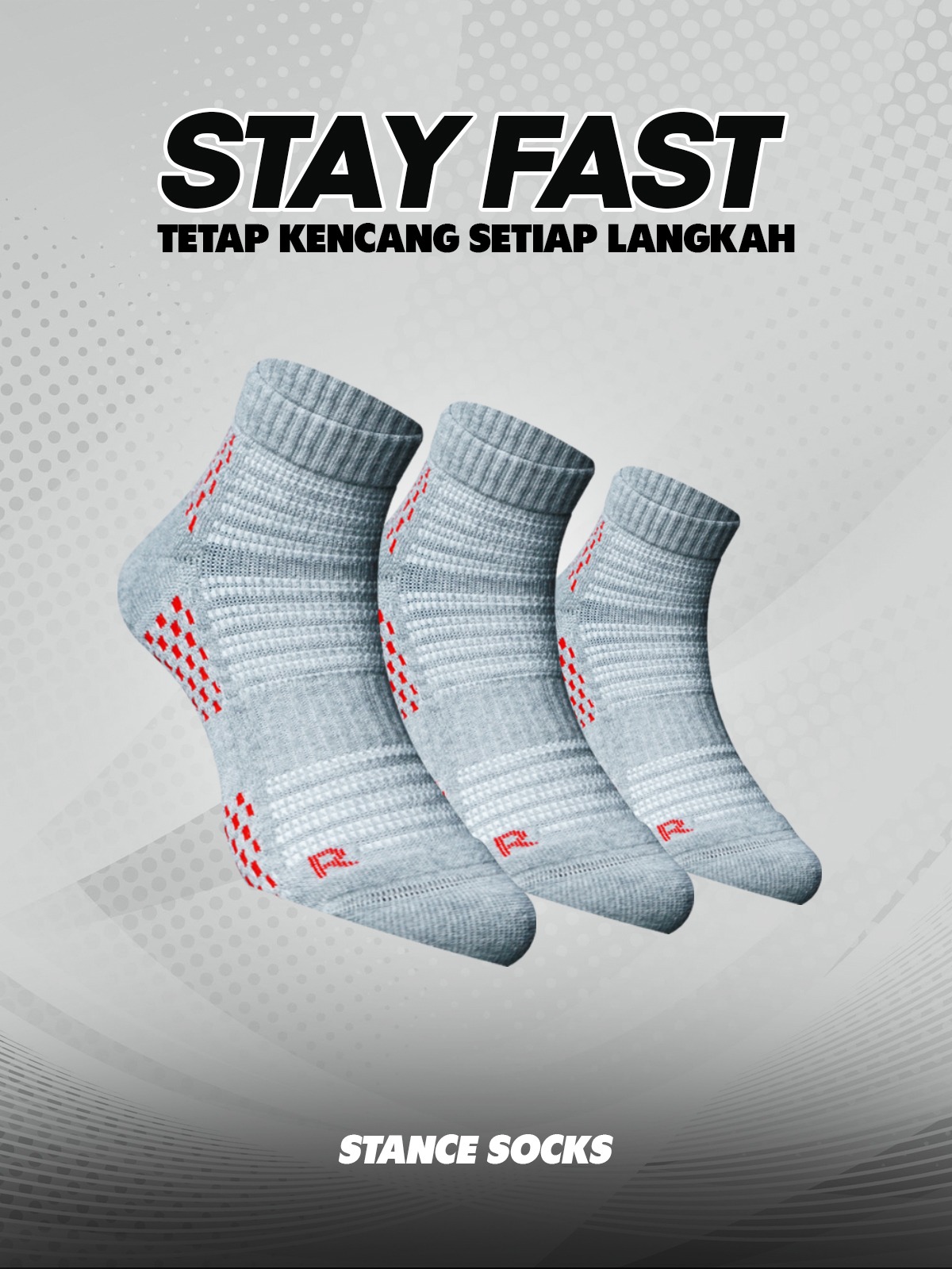 Kaos Kaki Stance  Pro - Kaos Kaki Olahraga Profesional Breathable Cotton